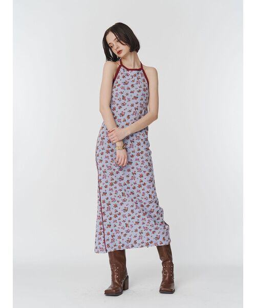 jouetie(ジュエティ)の「【Miller×jouetie】2WAYホルターネックワンピース(ワンピース・レディース・ブルー/ブラック/アイボリー・MEDIUM)」の4枚目の写真