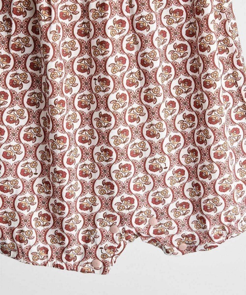 moimoln（モイモルン）の「ロシェフリルカバーオール（ロンパース・キッズ・ピンク・70cm/90cm/80ｃｍ）」の4枚目の写真