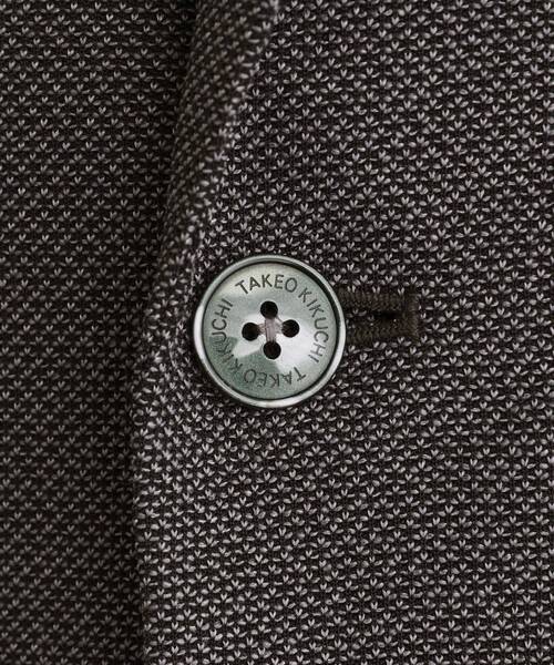 TAKEO KIKUCHI（タケオキクチ）の「【尾州織】後染め ドビーメッシュ ショール羽織り（カーディガン/ボレロ・メンズ・ネイビー/ブラック/グレー・04/03/02/01/05）」の18枚目の写真