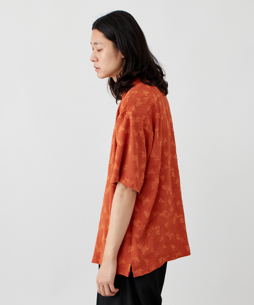 セール】カットジャガード ハーフスリーブシャツ（シャツ