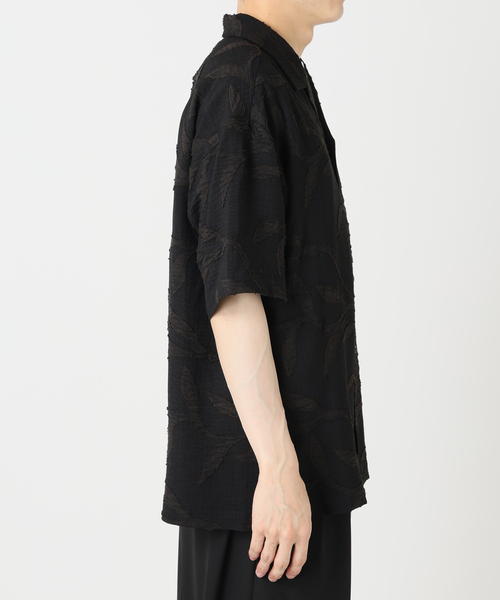 セール】カットジャガード ハーフスリーブシャツ（シャツ