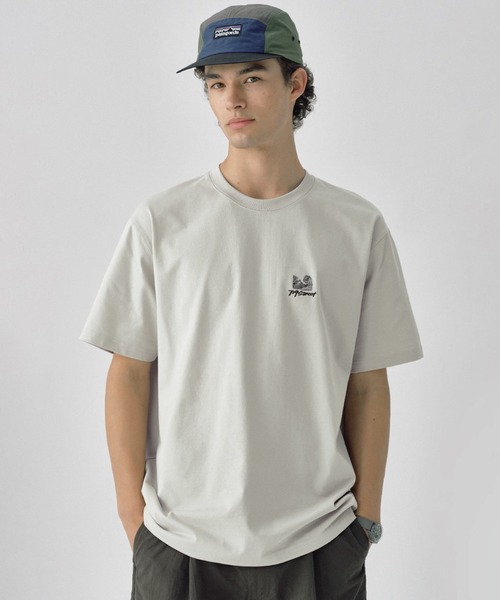 ロゴグラフィックTシャツ ストリート ユニセックス バック