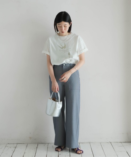 NOMBRE IMPAIR(ノンブルアンペール)の「スワローPT 半袖TEE(Tシャツ/カットソー・レディース・ゴールド/シルバー・FREE)」の20枚目の写真