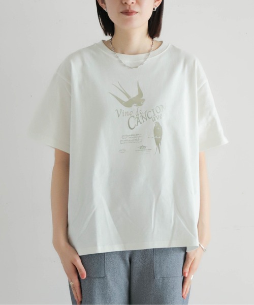 NOMBRE IMPAIR(ノンブルアンペール)の「スワローPT 半袖TEE(Tシャツ/カットソー・レディース・ゴールド/シルバー・FREE)」の5枚目の写真