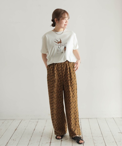 NOMBRE IMPAIR(ノンブルアンペール)の「スワローPT 半袖TEE(Tシャツ/カットソー・レディース・ゴールド/シルバー・FREE)」の6枚目の写真