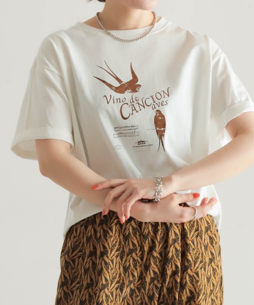 NOMBRE IMPAIR(ノンブルアンペール)の「スワローPT 半袖TEE(Tシャツ/カットソー・レディース・ゴールド/シルバー・FREE)」の13枚目の写真