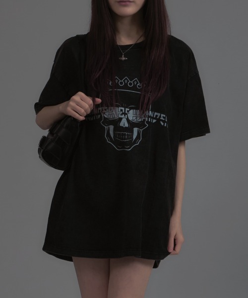 tinkerend(ティンカーエンド)の「【ユニセックス】Assorted designs SS T-shirt / アソートデザイン半袖Tシャツ(Tシャツ/カットソー・レディース・ブラック系その他3/ブラック系その他2/ブラック系その他/ブラック/ブラック系その他6/ブラック系その他4/ブラック系その他7/ブラック系その他5・XL/L/M)」の9枚目の写真