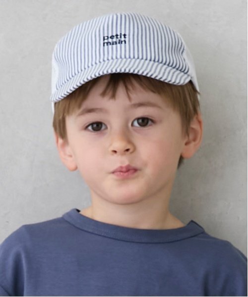 petit main(プティマイン)の「【GOODPRICE】メッシュキャップ(キャップ・キッズ・グリーン/ラベンダー/ホワイト系/ライトピンク/ブルー/ネイビー・52cm/54cm/50cm)」の1枚目の写真