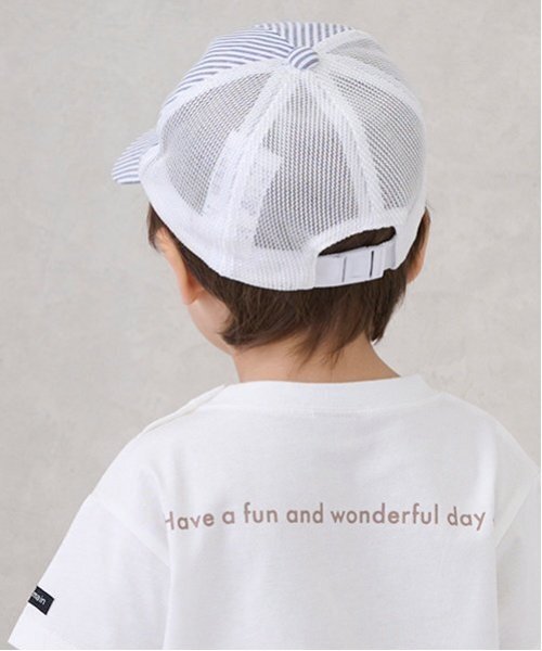 petit main(プティマイン)の「【GOODPRICE】メッシュキャップ(キャップ・キッズ・グリーン/ラベンダー/ホワイト系/ライトピンク/ブルー/ネイビー・52cm/54cm/50cm)」の11枚目の写真