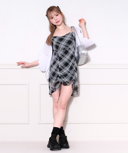 apres jour(アプレジュール)の「アソートドロストミニキャミチュニック(キャミソール・レディース・ホワイト系その他2/ブラック系その他/ブラック・フリー)」の17枚目の写真