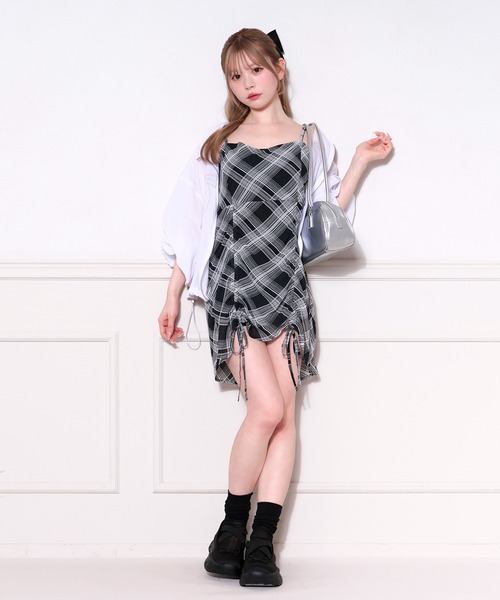 apres jour(アプレジュール)の「アソートドロストミニキャミチュニック(キャミソール・レディース・ホワイト系その他2/ブラック系その他/ブラック・フリー)」の19枚目の写真