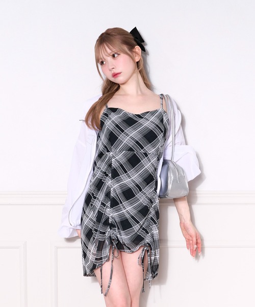 apres jour(アプレジュール)の「アソートドロストミニキャミチュニック(キャミソール・レディース・ホワイト系その他2/ブラック系その他/ブラック・フリー)」の14枚目の写真