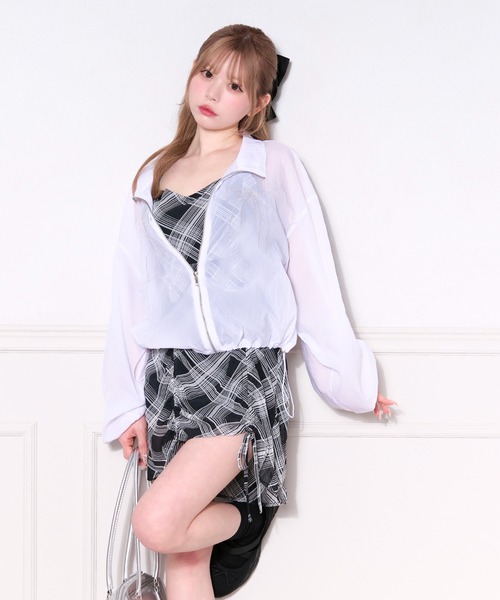 apres jour(アプレジュール)の「アソートドロストミニキャミチュニック(キャミソール・レディース・ホワイト系その他2/ブラック系その他/ブラック・フリー)」の16枚目の写真