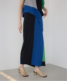 PLUS（プラス）の「【PLUS】パネルドレープマーメイドスカート（スカート）」