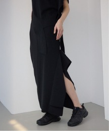 PLUS（プラス）の「【PLUS】パネルドレープマーメイドスカート（スカート）」