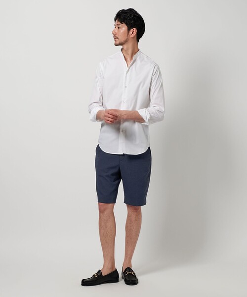 BEAUTY&YOUTH UNITED ARROWS(ビューティーアンドユースユナイテッドアローズ)の「【WEB限定 WARDROBE SMART】 Reflax スリム ショートパンツ(スラックス・メンズ・ブラック/ロイヤルブルー/ダークグレー・S/M/XL/L)」の10枚目の写真