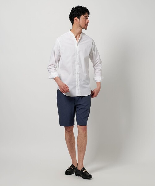 BEAUTY&YOUTH UNITED ARROWS(ビューティーアンドユースユナイテッドアローズ)の「【WEB限定 WARDROBE SMART】 Reflax スリム ショートパンツ(スラックス・メンズ・ブラック/ロイヤルブルー/ダークグレー・S/M/XL/L)」の11枚目の写真