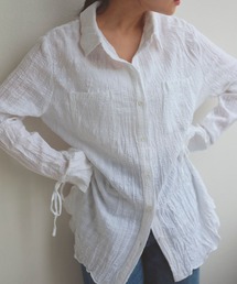 N WITH. | ワッシャーリボンシャツ(シャツ/ブラウス)