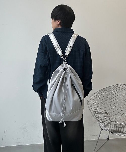 ユニセックス】2WAYカラビナナイロンテックショルダーバッグ/バック