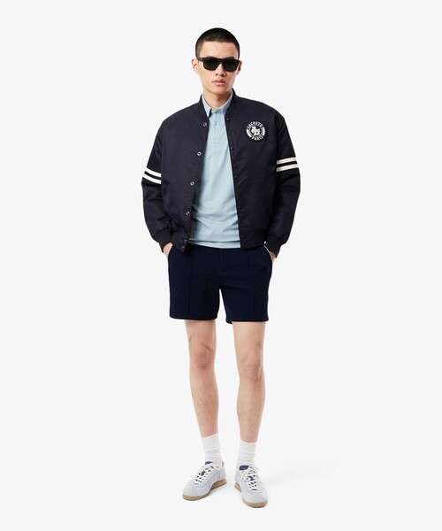 LACOSTE(ラコステ)の「消臭・速乾・UVカット ストレッチ マイクロチェックボタンダウンポロシャツ(ポロシャツ・メンズ・グレイッシュブルー/ブラック/サックスブルー・3/4/5/6)」の21枚目の写真