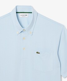 LACOSTE（ラコステ）の「消臭・速乾・UVカット ストレッチ マイクロチェックボタンダウンポロシャツ（ポロシャツ）」