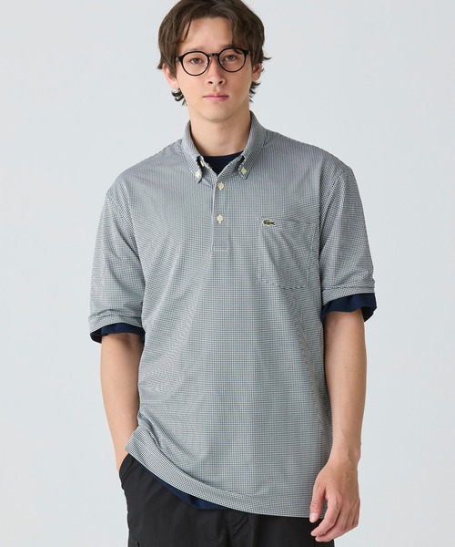 消臭・速乾・UVカット ストレッチ マイクロチェックボタンダウン