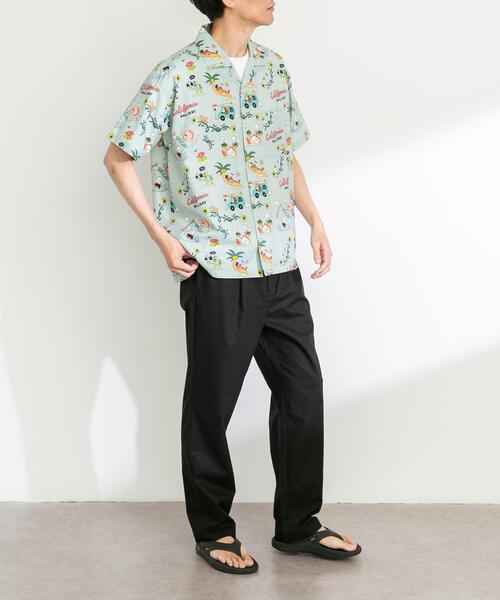 URBAN RESEARCH Sonny Label(アーバンリサーチサニーレーベル)の「アロハシャツ by Monkey Studio(シャツ/ブラウス・メンズ・オフホワイト/ネイビー/グリーン・MEDIUM/LARGE)」の10枚目の写真