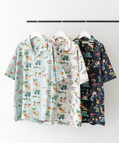 URBAN RESEARCH Sonny Label(アーバンリサーチサニーレーベル)の「アロハシャツ by Monkey Studio(シャツ/ブラウス・メンズ・オフホワイト/ネイビー/グリーン・MEDIUM/LARGE)」の14枚目の写真
