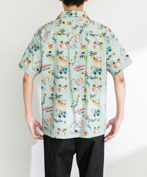 URBAN RESEARCH Sonny Label(アーバンリサーチサニーレーベル)の「アロハシャツ by Monkey Studio(シャツ/ブラウス・メンズ・オフホワイト/ネイビー/グリーン・MEDIUM/LARGE)」の16枚目の写真