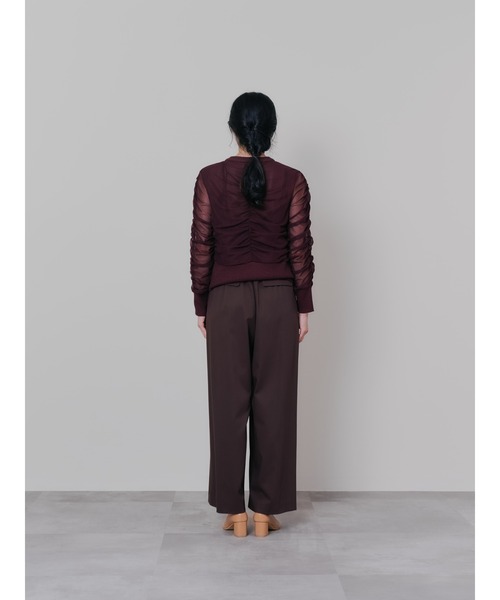 DOLLUPOOPS（ドールアップウップス）の「チュールギャザーカーディガン（カーディガン/ボレロ・レディース・ブルーグレー/ブラック/ボルドー・38）」の21枚目の写真