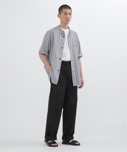 MHL. THIN STRIPE COTTON シャツ ブラウス 長袖 紺 楽天市場】マーガレットハウエル シャツ（カラーブルー