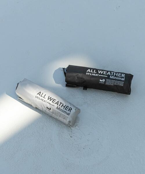 SMELLY（スメリー）の「『晴雨兼用』because　ユニセックス オールウェザーミニマル（長傘・レディース・グレー/ブラック・FREE）」の6枚目の写真