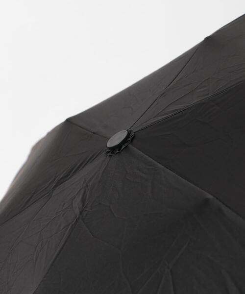 SMELLY（スメリー）の「『晴雨兼用』because　ユニセックス オールウェザーミニマル（長傘・レディース・グレー/ブラック・FREE）」の9枚目の写真