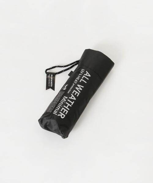 SMELLY（スメリー）の「『晴雨兼用』because　ユニセックス オールウェザーミニマル（長傘・レディース・グレー/ブラック・FREE）」の12枚目の写真