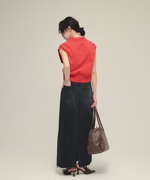 eL（エル）の「【eL】Compact Polo NS/329530（Tシャツ/カットソー・レディース・オフホワイト/レッド/ネイビー・FREE）」の22枚目の写真