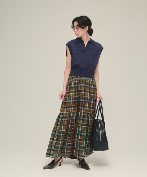 eL（エル）の「【eL】Compact Polo NS/329530（Tシャツ/カットソー・レディース・オフホワイト/レッド/ネイビー・FREE）」の13枚目の写真