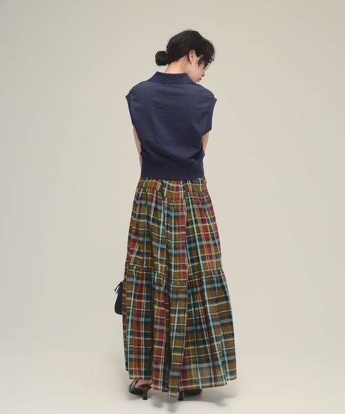 eL（エル）の「【eL】Compact Polo NS/329530（Tシャツ/カットソー・レディース・オフホワイト/レッド/ネイビー・FREE）」の14枚目の写真