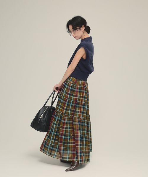 eL（エル）の「【eL】Compact Polo NS/329530（Tシャツ/カットソー・レディース・オフホワイト/レッド/ネイビー・FREE）」の15枚目の写真