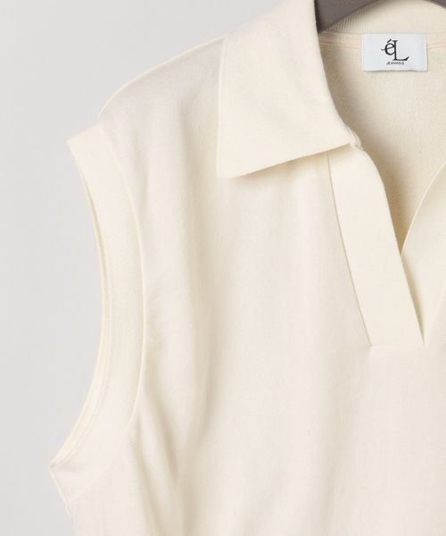 eL（エル）の「【eL】Compact Polo NS/329530（Tシャツ/カットソー・レディース・オフホワイト/レッド/ネイビー・FREE）」の10枚目の写真