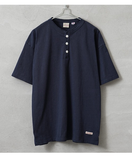 WAIPER.inc（ワイパーインク）の「Goodwear グッドウェア 2W7-15201 USAコットン S/S ヘンリーネック Tシャツ BIG（Tシャツ/カットソー・メンズ・ホワイト/グレー系その他/チャコールグレー/杢グレー/ブラック/ネイビー/ブルー系その他・M/S/L/XL）」の6枚目の写真