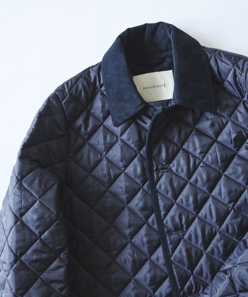 Mackintosh(マッキントッシュ)の「【別注】MACKINTOSH / WAVERLY ポリエステル キルティングジャケット(ブルゾン・メンズ・ブラック/ネイビー・40/38/36/34)」の2枚目の写真