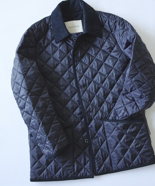 Mackintosh(マッキントッシュ)の「【別注】MACKINTOSH / WAVERLY ポリエステル キルティングジャケット(ブルゾン・メンズ・ブラック/ネイビー・40/38/36/34)」の21枚目の写真