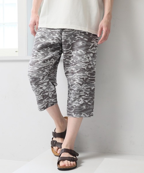 TopIsm(トップイズム)の「リップル素材 総柄7分丈パンツ(その他パンツ・メンズ・その他2/その他5/その他1/その他4/その他3・M/LL/L)」の2枚目の写真