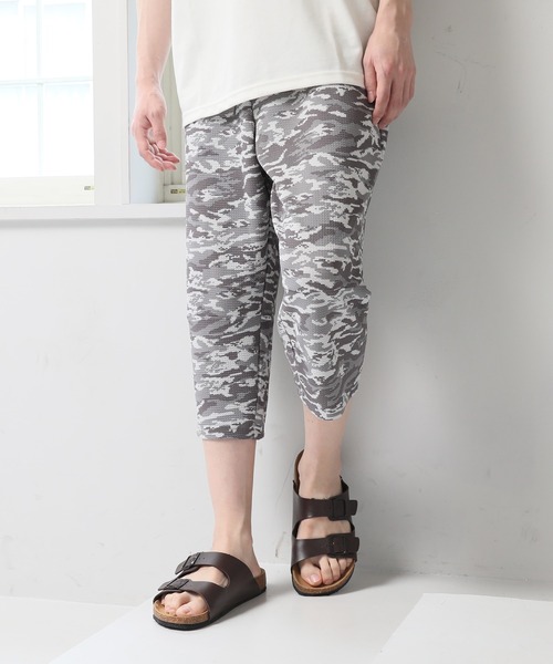 TopIsm(トップイズム)の「リップル素材 総柄7分丈パンツ(その他パンツ・メンズ・その他2/その他5/その他1/その他4/その他3・M/LL/L)」の9枚目の写真