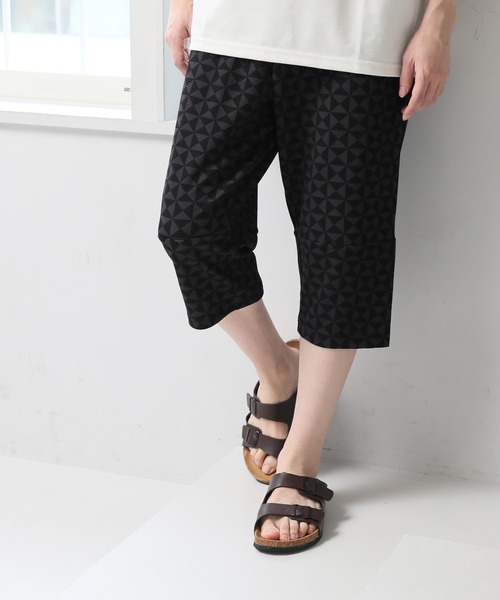 TopIsm(トップイズム)の「リップル素材 総柄7分丈パンツ(その他パンツ・メンズ・その他2/その他5/その他1/その他4/その他3・M/LL/L)」の10枚目の写真