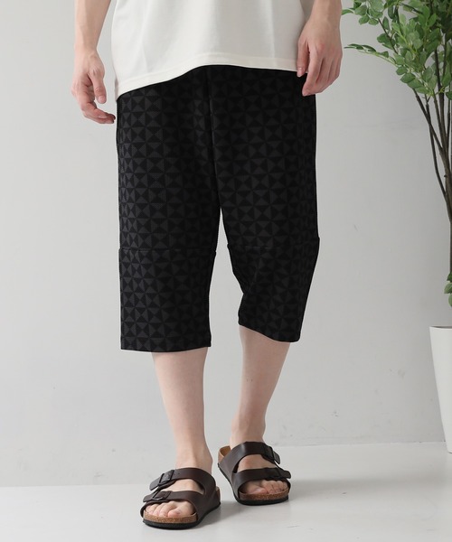 TopIsm(トップイズム)の「リップル素材 総柄7分丈パンツ(その他パンツ・メンズ・その他2/その他5/その他1/その他4/その他3・M/LL/L)」の11枚目の写真