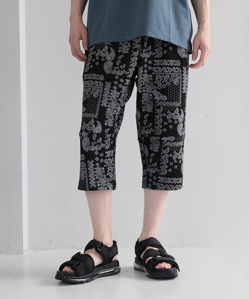 TopIsm(トップイズム)の「リップル素材 総柄7分丈パンツ(その他パンツ・メンズ・その他2/その他5/その他1/その他4/その他3・M/LL/L)」の15枚目の写真
