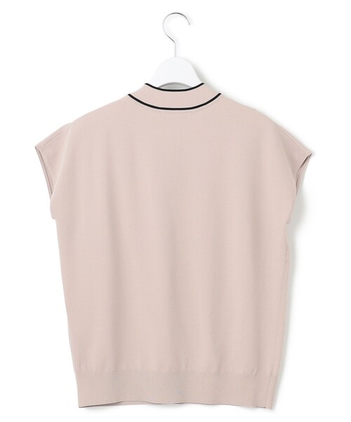 23区 S(ニジュウサンクチイサイサイズ)の「【洗える】レーヨンポリエステルストレッチ ボウタイ ニット(ニット/セーター・レディース・ベージュ系/ブラック系/ライトグレー系・32)」の15枚目の写真