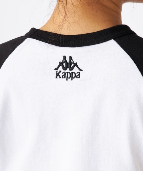 Kappa(カッパ)の「ラグラン ミニTシャツ(Tシャツ/カットソー・レディース・ブラック/ライトブルー/ホワイト・LARGE/MEDIUM)」の16枚目の写真