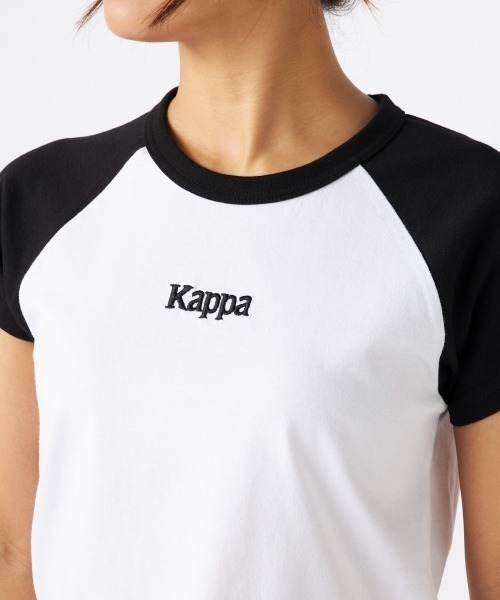 Kappa(カッパ)の「ラグラン ミニTシャツ(Tシャツ/カットソー・レディース・ブラック/ライトブルー/ホワイト・LARGE/MEDIUM)」の17枚目の写真